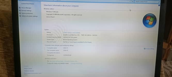 Toshiba laptop