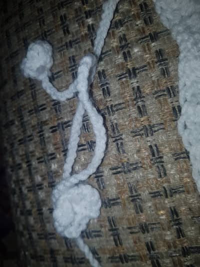 Handmade Crochet Bandana – White Price:
