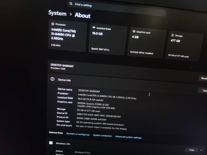 Dell Precision 7530 1