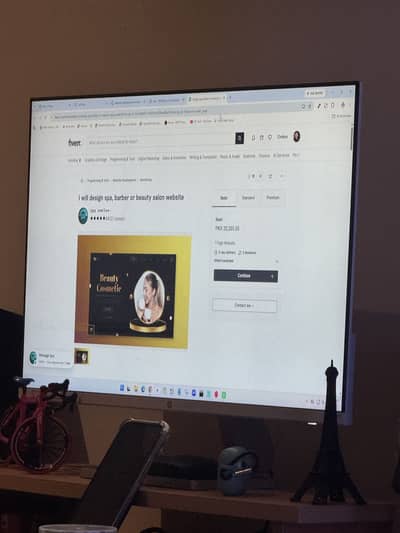 Hp m27fwa led 27 inch with complete box