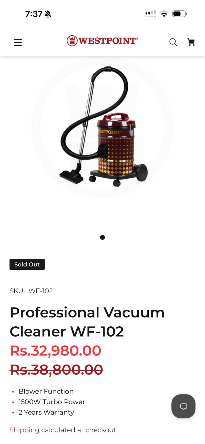 Vacuum cleaner 1