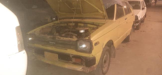 Toyota Starlet 1981 Original  petrol No bettery