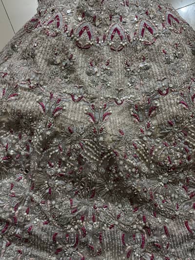 Bridal dress powder pink color lehnga choli with duppta
