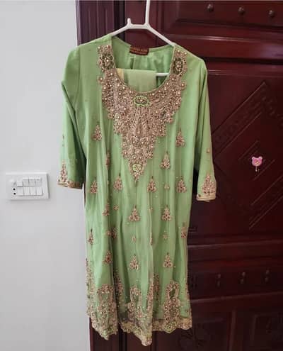peplum with gharara and dupata