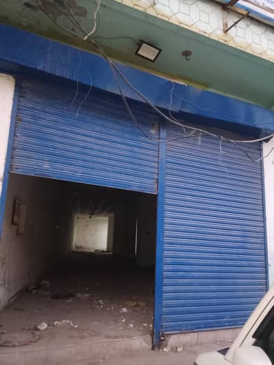 iron shop shutter and glass door