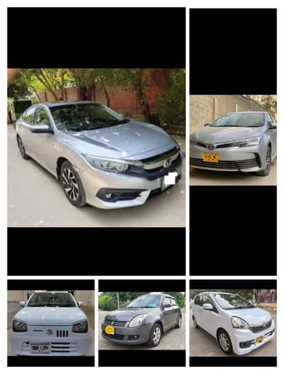 All types of Cars Available On Self And With Driver
