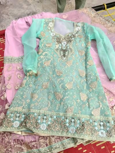 sharara kurti with dopata