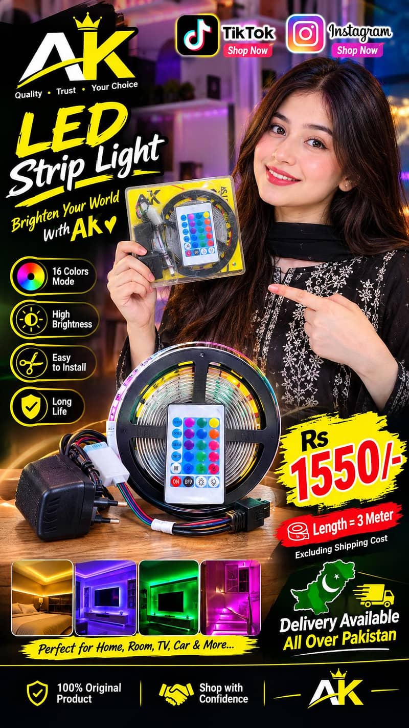Colourfull LED  Length Light 0