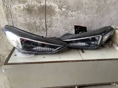 Hyndai tucson 2022 model front lights