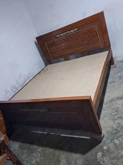 Double Bed with side tables for sale