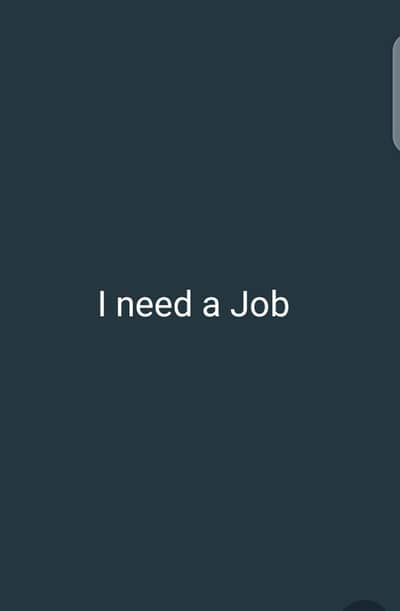 I need a job