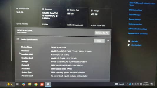 LenovoThinkpad X1 Carbon5th Gen i5 7th 16GB RAM 512GB SSD-10/9conditio