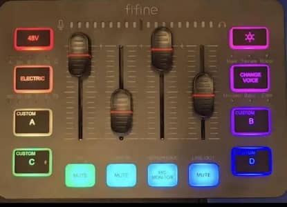 Fifine AmpliGame SC3 Gaming Audio Mixer