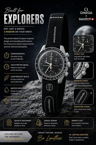 OMEGA × SWATCH MOON SERIES – PREMIUM QUALITY