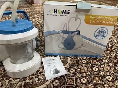 Portable Suction Machine 1000ml with Box – At Home – Peshawar