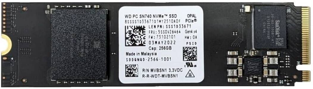 WD SSD Black SN740 512GB Gen4