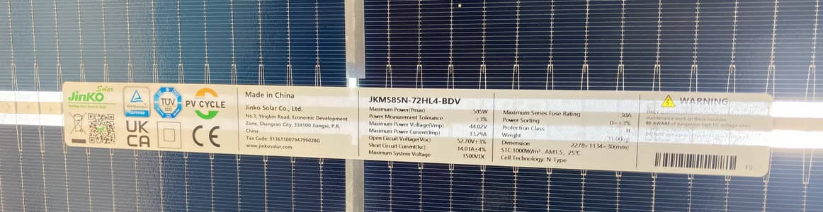 580 watt solar panels available for sale in Askari 10