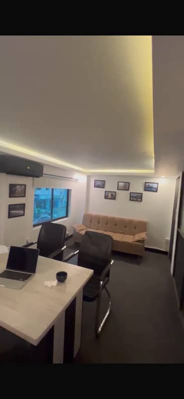 Defence Dha phase 5 Badar commercial 675 sq ft Meeznine office floor available for sale
