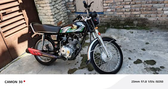 black honda 125 2023 modal total orignal
