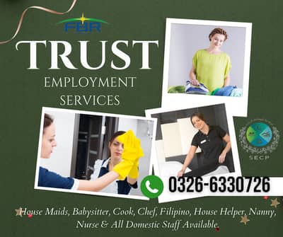Nurse / Maids / House Maids / Patient Care Baby Sitter maid available