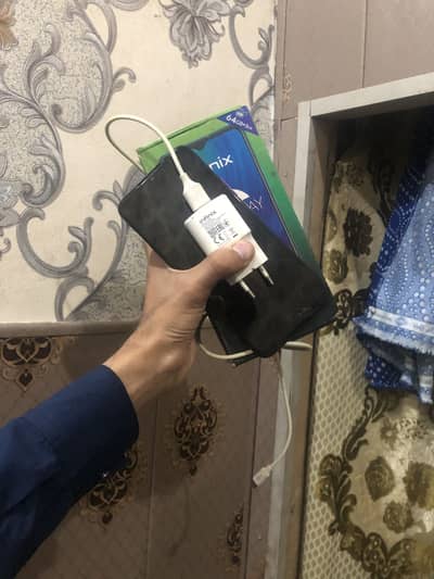 Infinix Hot 9 Play with box charger