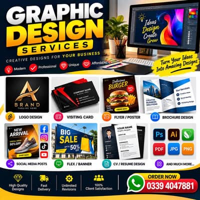 Professional Graphic Designer | Logo, Flyer & More