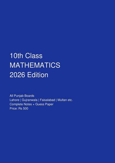 10th Maths Notes 2026 - All Chapters + Guess Paper - All Boards