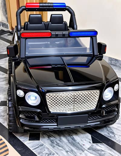 kids electric luxury police car