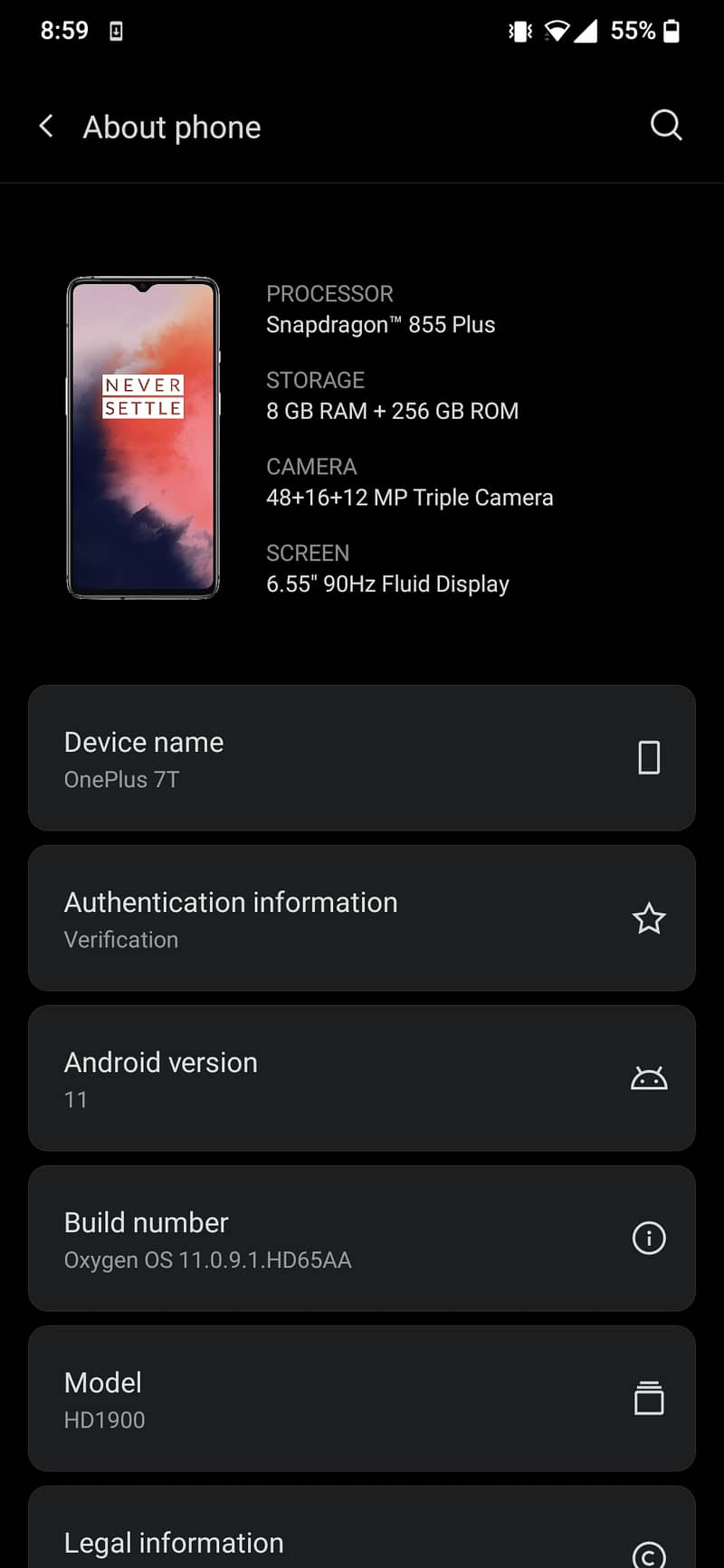 One Plus 7T 0