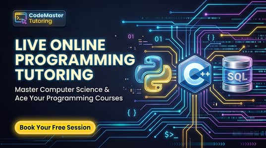 Online Tutor for Programming - C++, Python, OOP, SQL & NoSQL