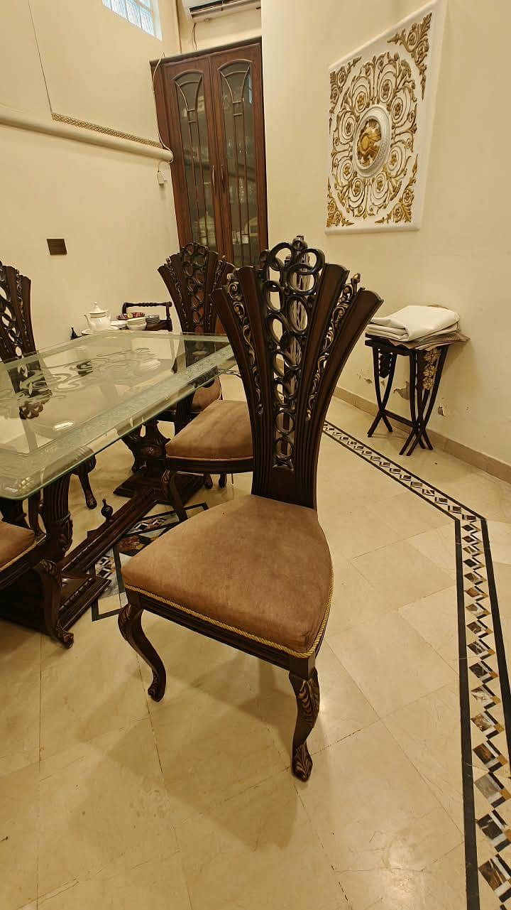 Dining table With 6 chairs set 2
