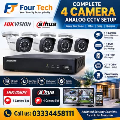 Hikvision Cctv Cameras complete setup
