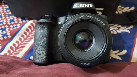Canon 70D Camera with 50mm lens.