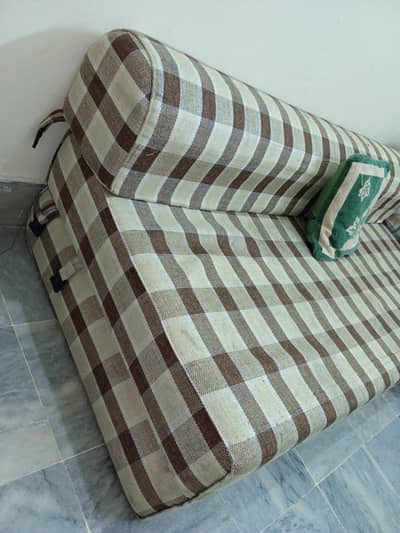 Double Sofa kembed foam condition Ok only serious buyer contact