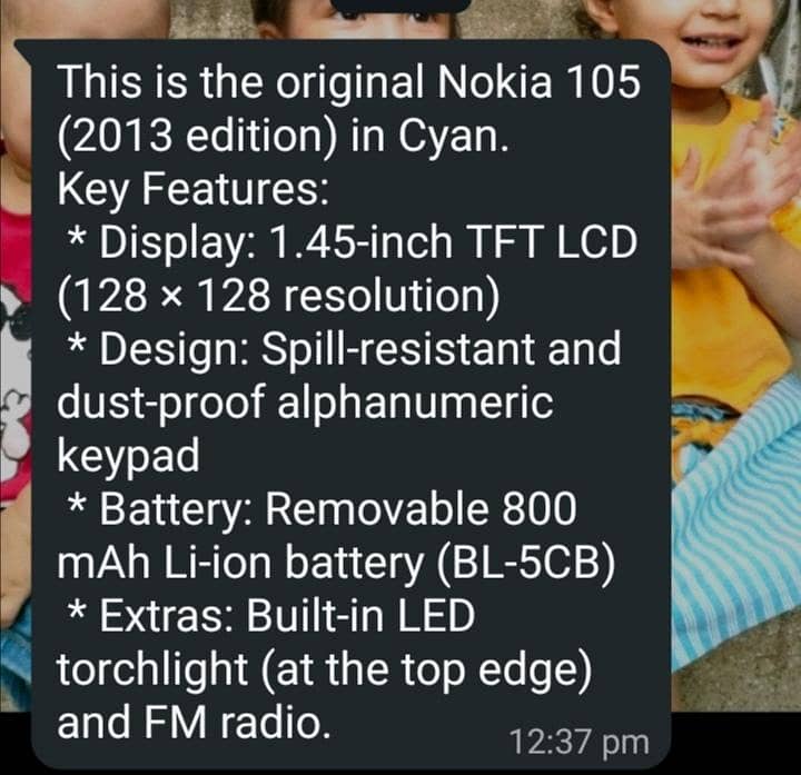 Nokia 206  (original) 2