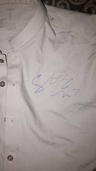 Shadab Khan's signed clothes