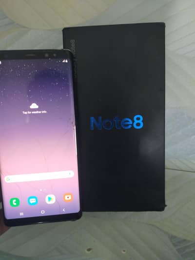 Samsung Mobile Note 8 for sale read add fixed price