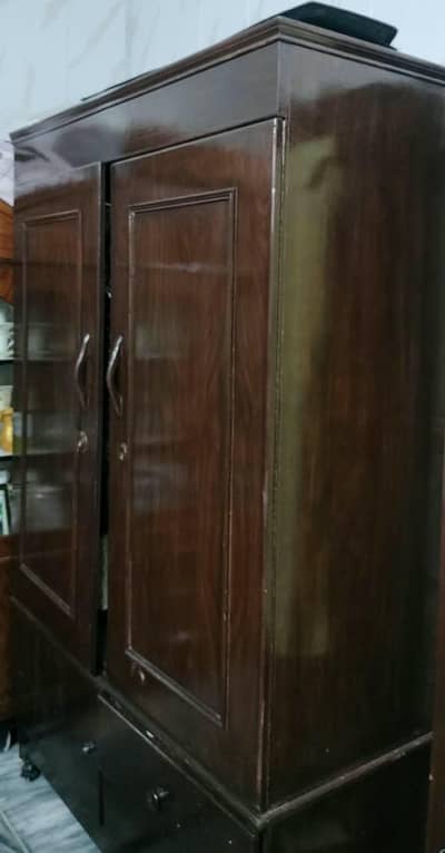 moveable wooden almari