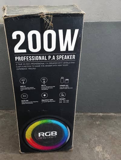  200W Professional PA Speaker for Urgent Sale