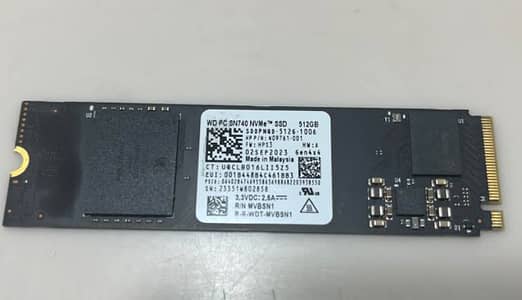 WD SSD Black SN740 512GB Gen4