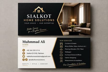 Custom Home Decor And Renovation Services Available In Sialkot