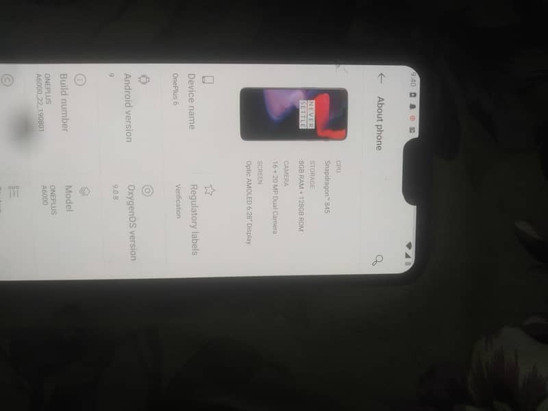 One Plus 6 4