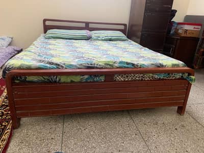 Double Bed 60x75 inches with Mattress