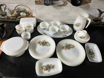 made in France dinner set , marbel dinner set , arcopal France brand
