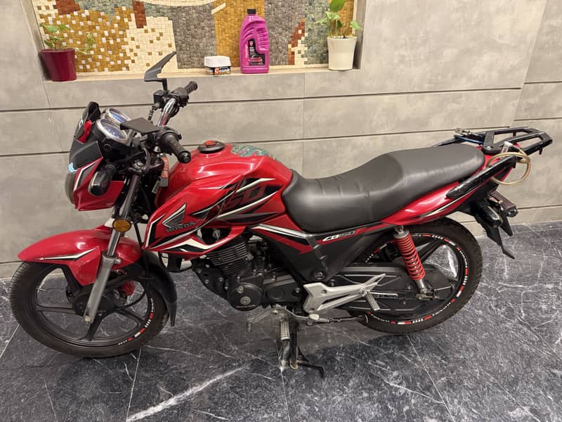 CB150F Red Colour 4