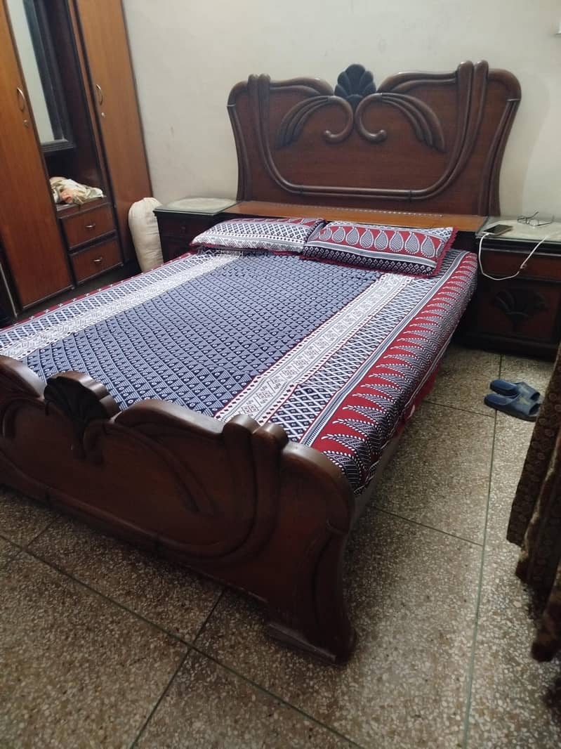 bed with side tables 1