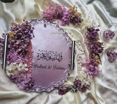 hand made customize resin clock