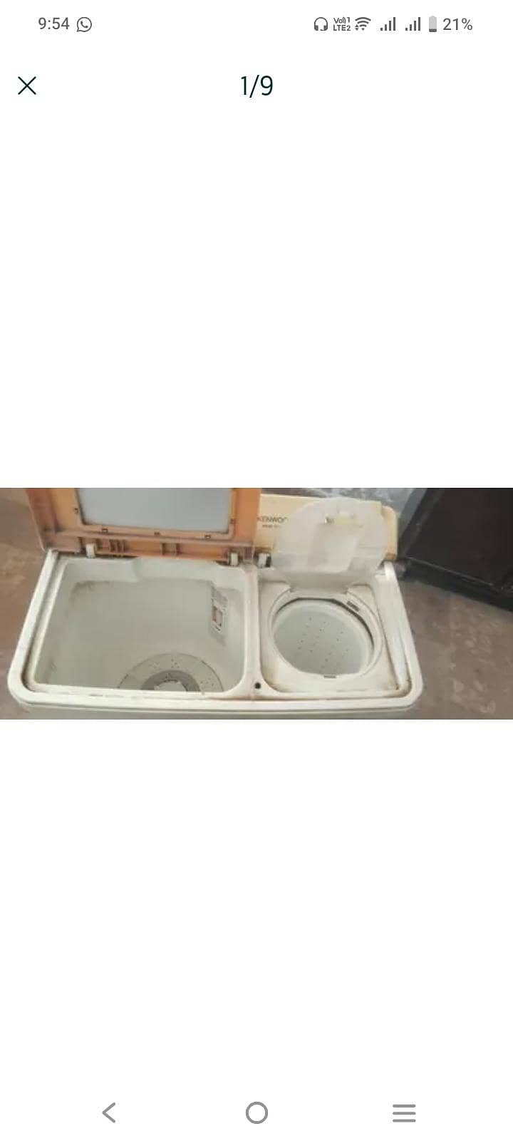 washing machine 8