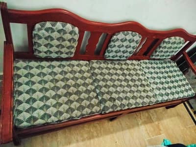 Wooden Sofa Set for Sale – Rs. 18,000