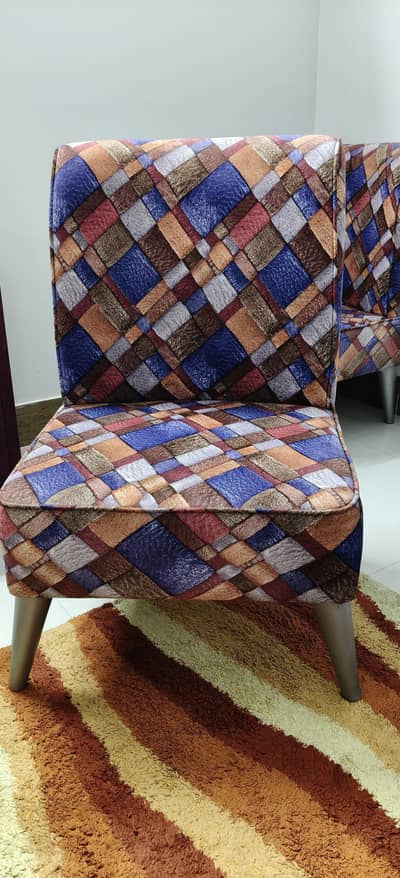 2 single seater sofa